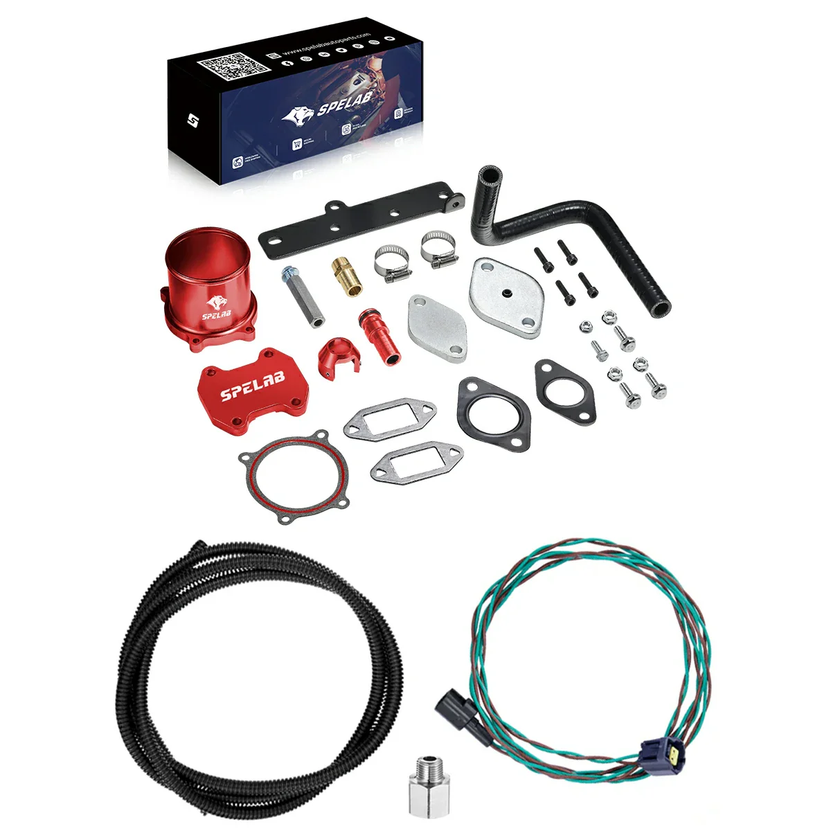 SPELAB for 13-18 Dodge Ram 6.7L Diesel EGR Plate Cooler & Throttle Valve Delete Kit - Image 17