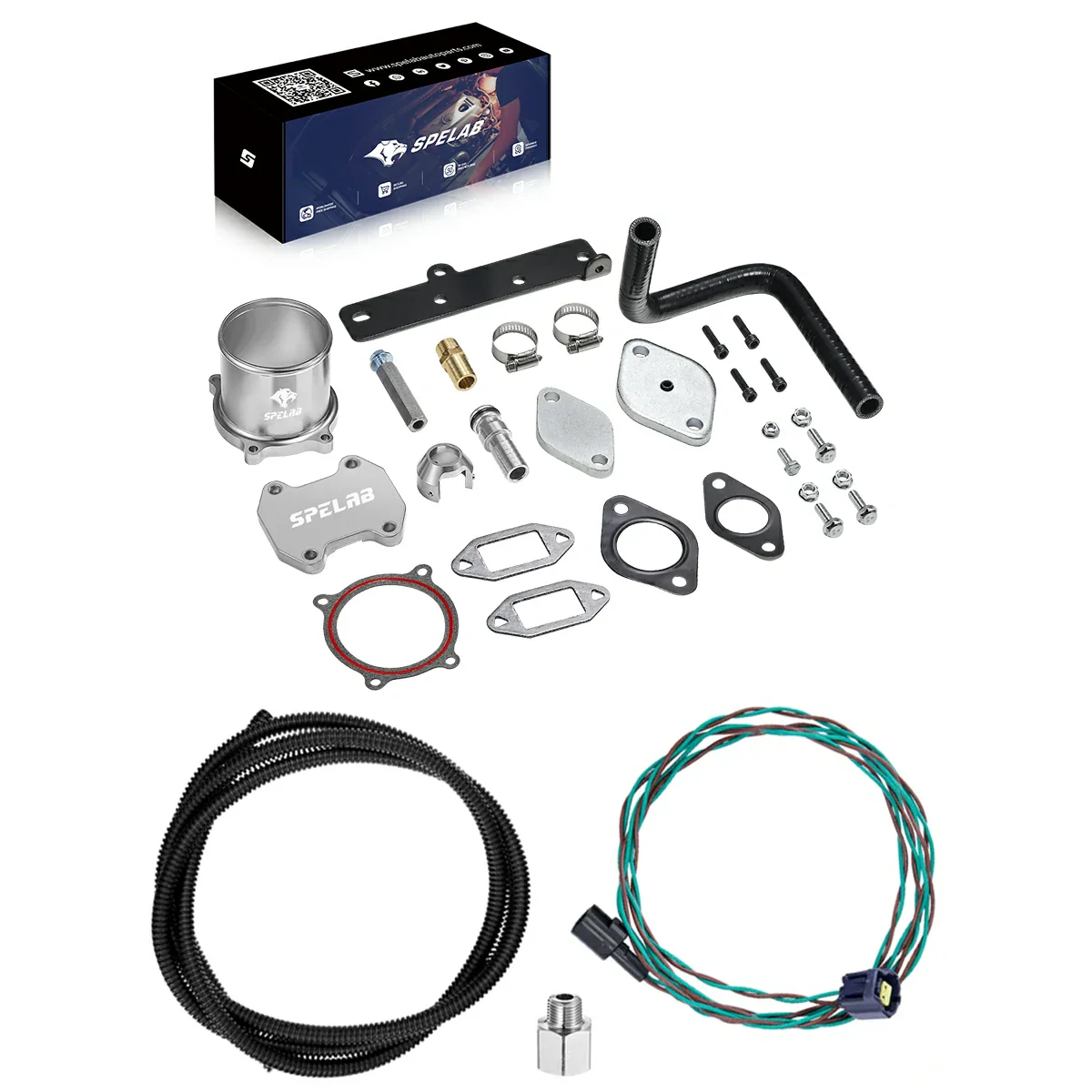 SPELAB for 13-18 Dodge Ram 6.7L Diesel EGR Plate Cooler & Throttle Valve Delete Kit - Image 18
