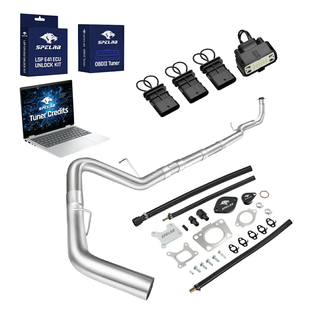 2017-2023 L5P 6.6L Duramax DPF/EGR/DEF Delete All-in-One Kit | SPELAB - Image 10