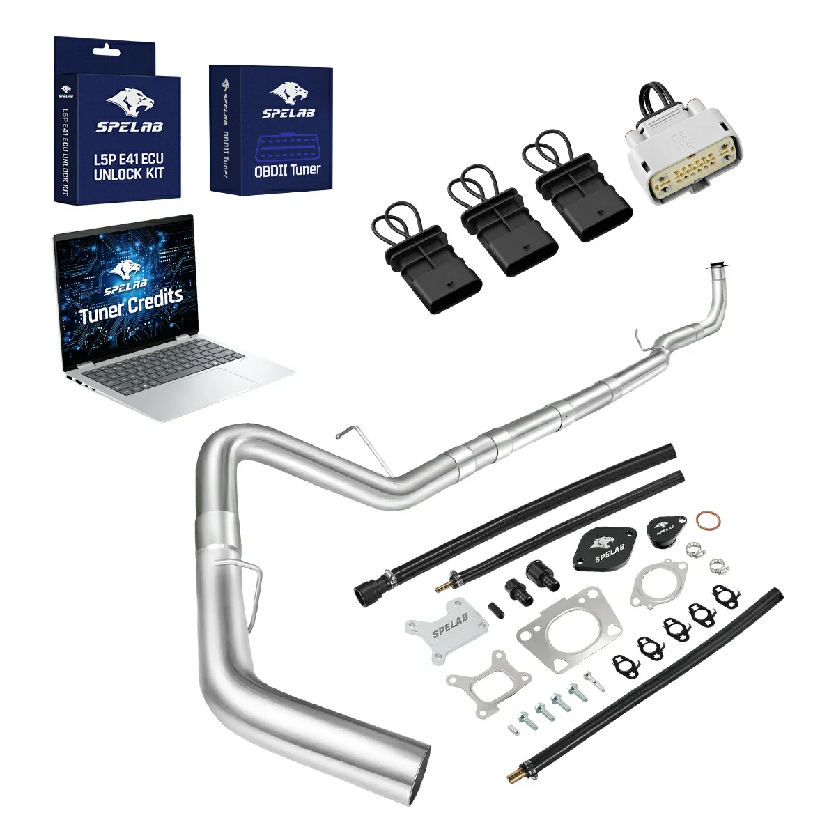 2017-2023 L5P 6.6L Duramax DPF/EGR/DEF Delete All-in-One Kit | SPELAB - Image 11