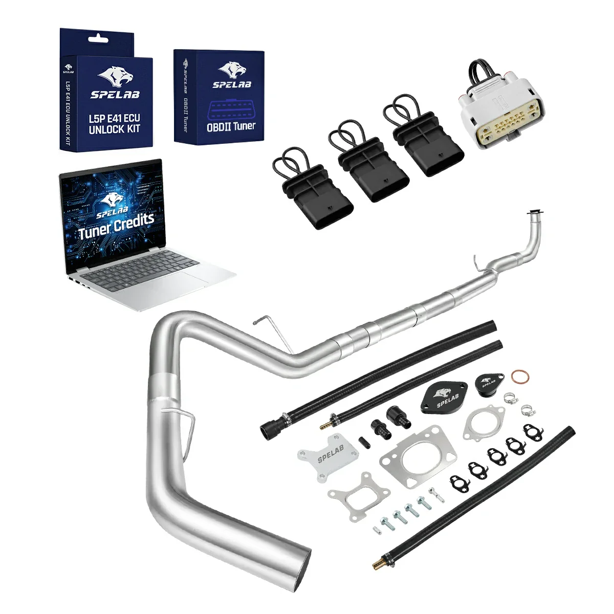 2017-2023 L5P 6.6L Duramax DPF/EGR/DEF Delete All-in-One Kit | SPELAB - Image 9