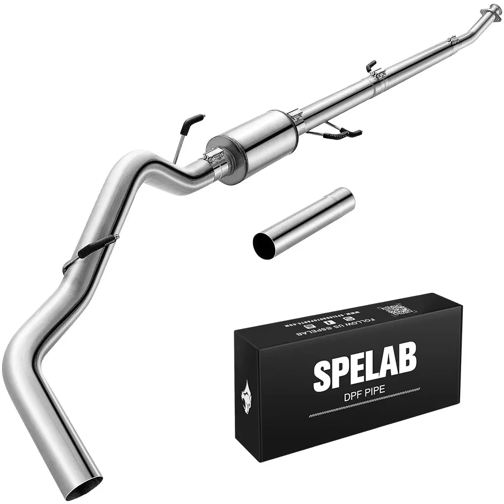 3.5''/4'' 2018-2020 3.0 Powerstroke DPF Delete Race Pipe | Ford F-150 | SPELAB - Image 7