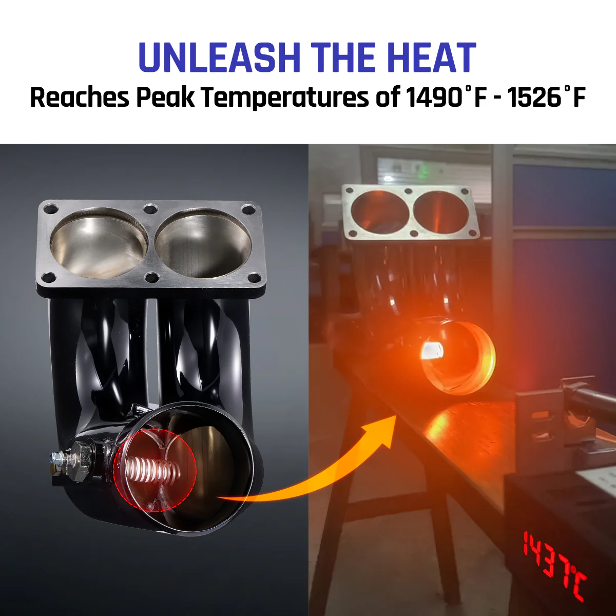 3.5‘’ Intake Manifold with Heating Element for 2007-2024 Dodge Ram 2500/3500 6.7L Diesel | SPELAB - Image 4