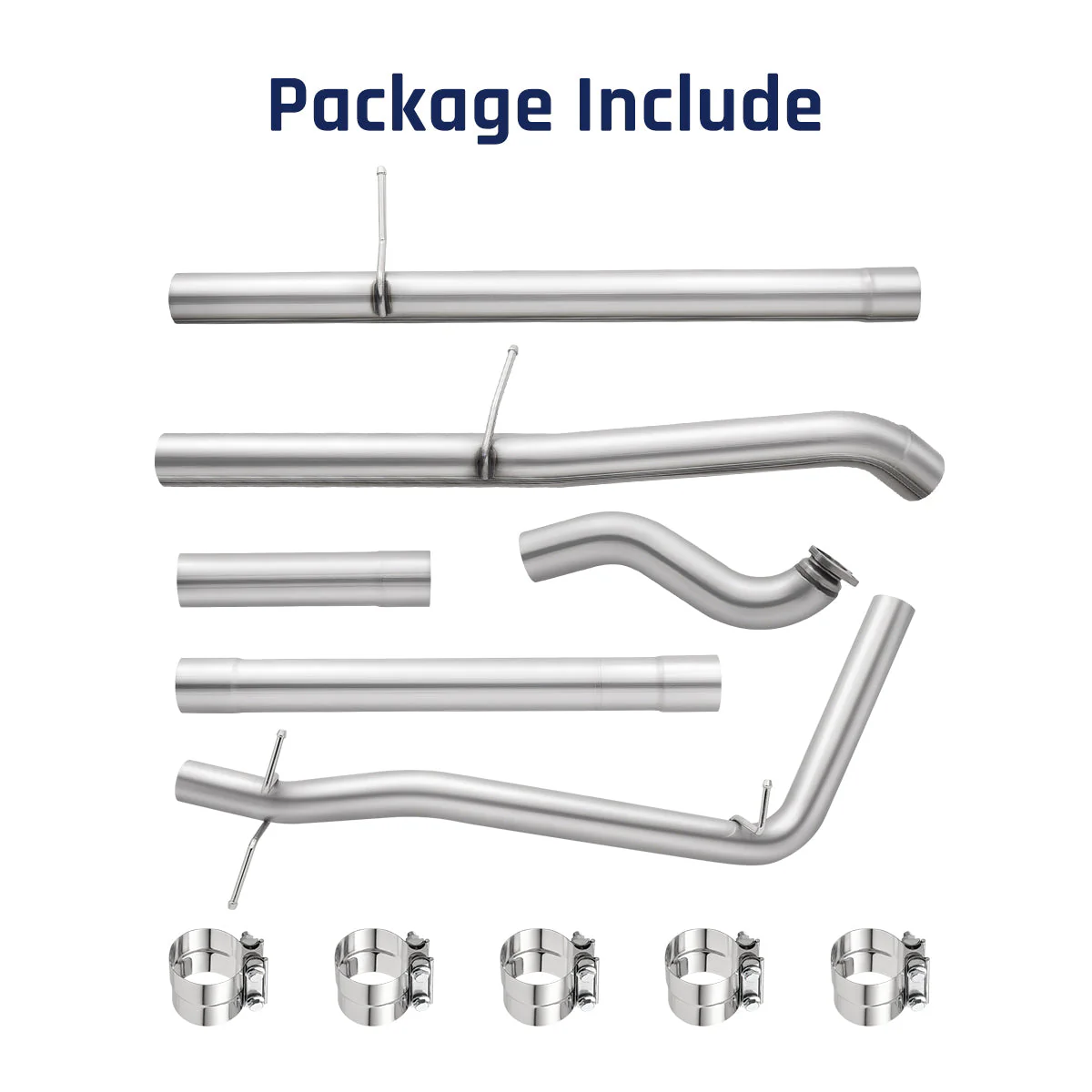 3‘’ Turbo-Back Exhaust System for 2016-2019 LWN 2.8L Duramax - Image 3