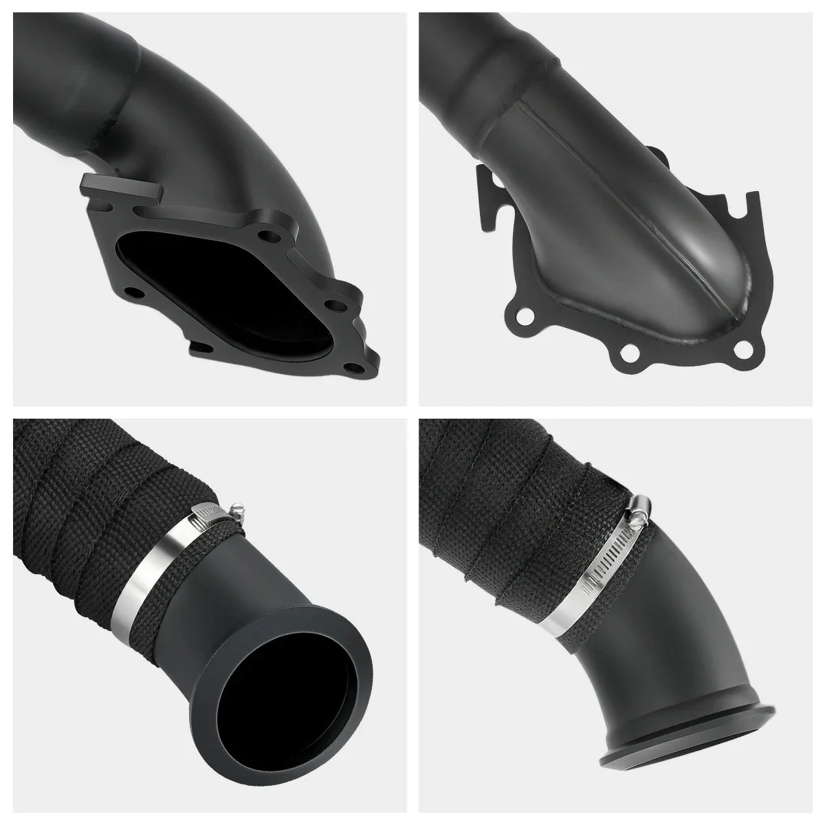 3″ Turbo Outlet Downpipe Exhaust for 2001-2004 GMC/Chevrolet 6.6L Duramax LB7 - Image 4