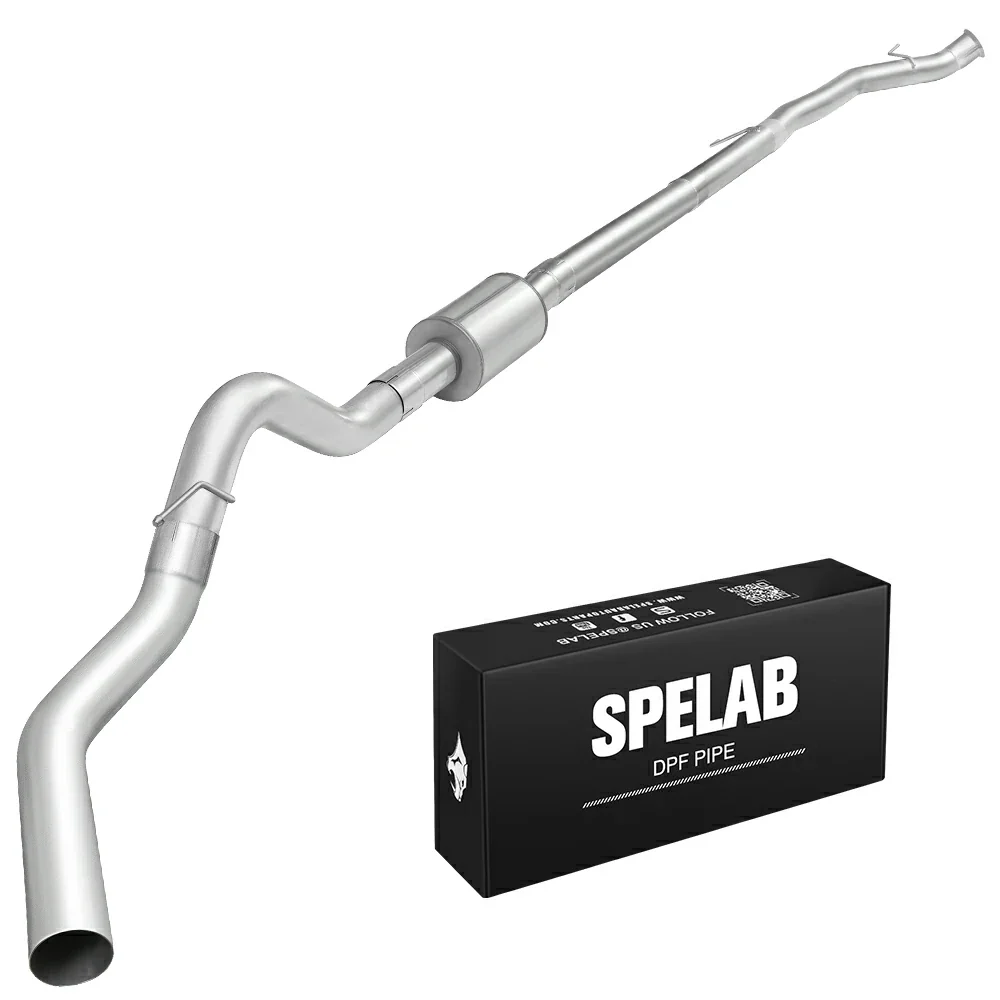 4"/5" Turbo-Back for 2007.5-2009 Dodge Ram 6.7L Dielsel DPF Delete Race Pipe | SPELAB - Image 3
