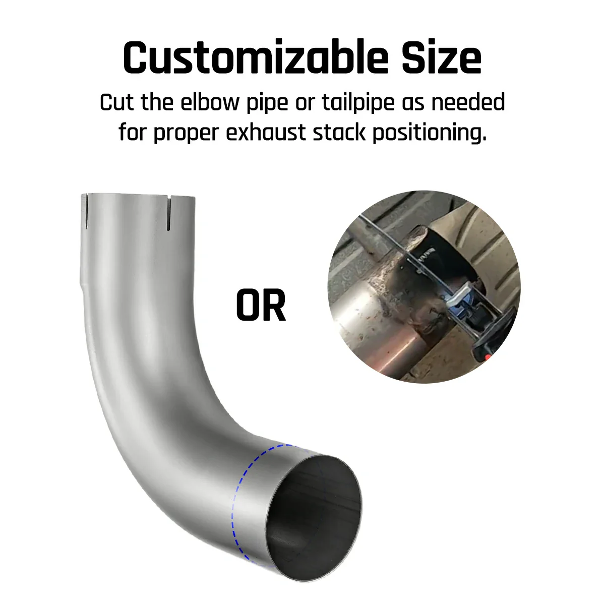 4‘’/5‘’  Exhaust Stack Install Kit - Image 3