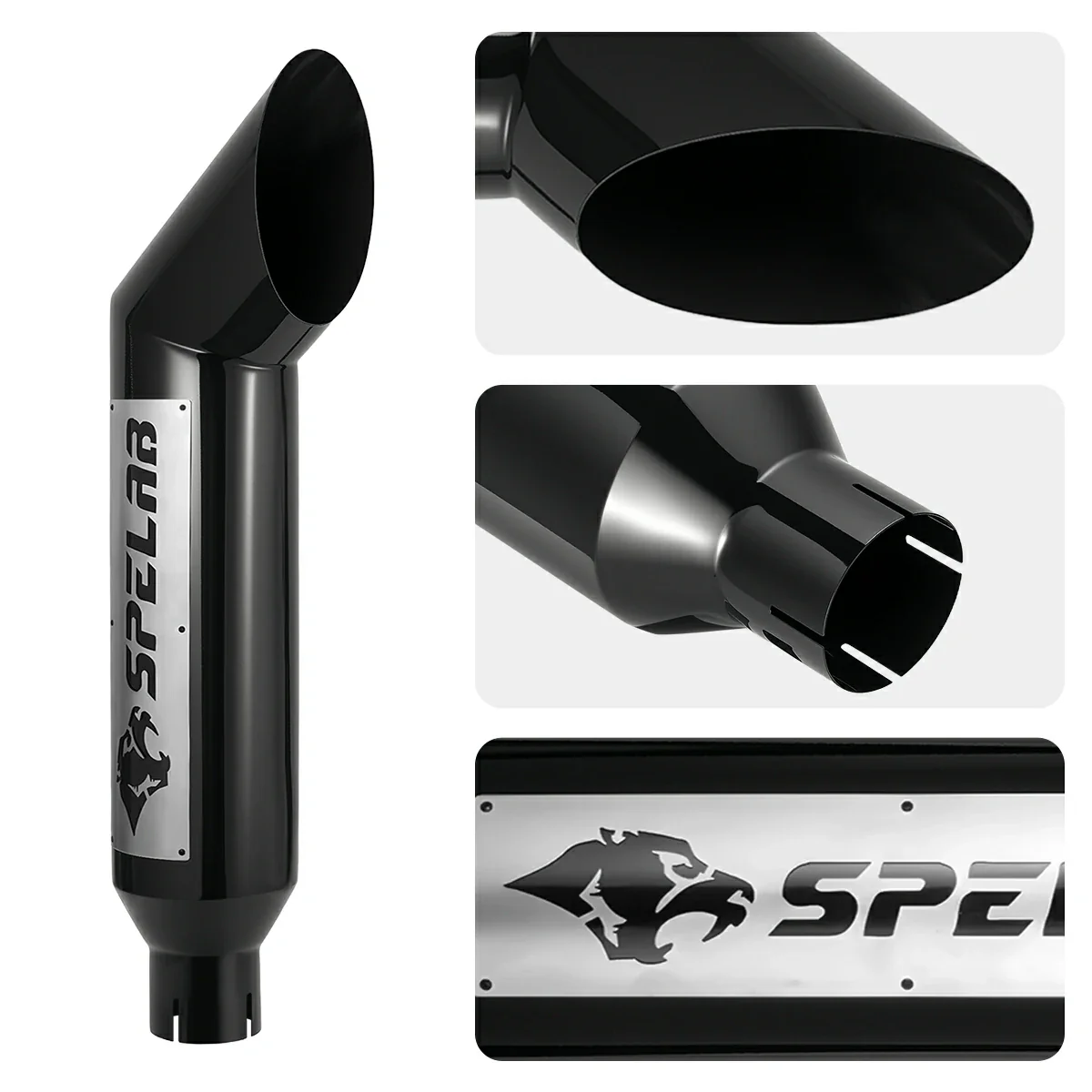 4"/5"Inlet 7"/8"Outlet 36"Tall Exhaust Stack Tip for Pickup - Image 5