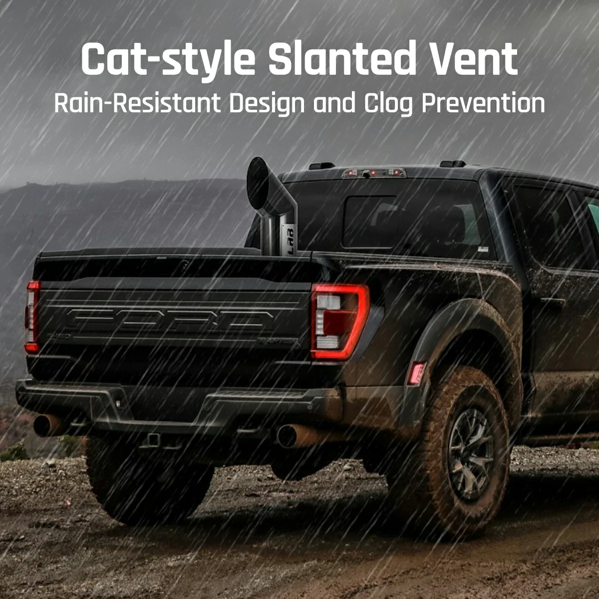 4"/5"Inlet 7"/8"Outlet 36"Tall Exhaust Stack Tip for Pickup - Image 7