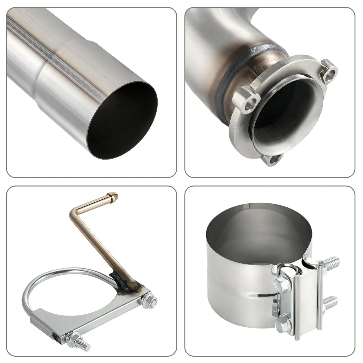 4‘’ Downpipe-Back DPF Delete Kit for 2015.5-2016 Chevy GMC LML 6.6 Duramax - Image 4