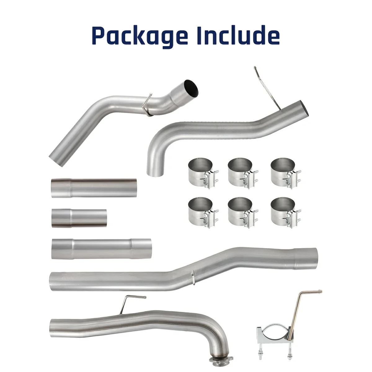 4‘’ Downpipe-Back DPF Delete Kit for 2015.5-2016 Chevy GMC LML 6.6 Duramax - Image 5