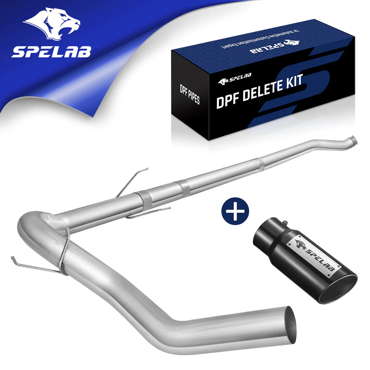 For 4"/5" DPF Delete Exhaust 2011-2018 Dodge Ram 6.7L Diesel Cab & Chassis | SPELAB - Image 6