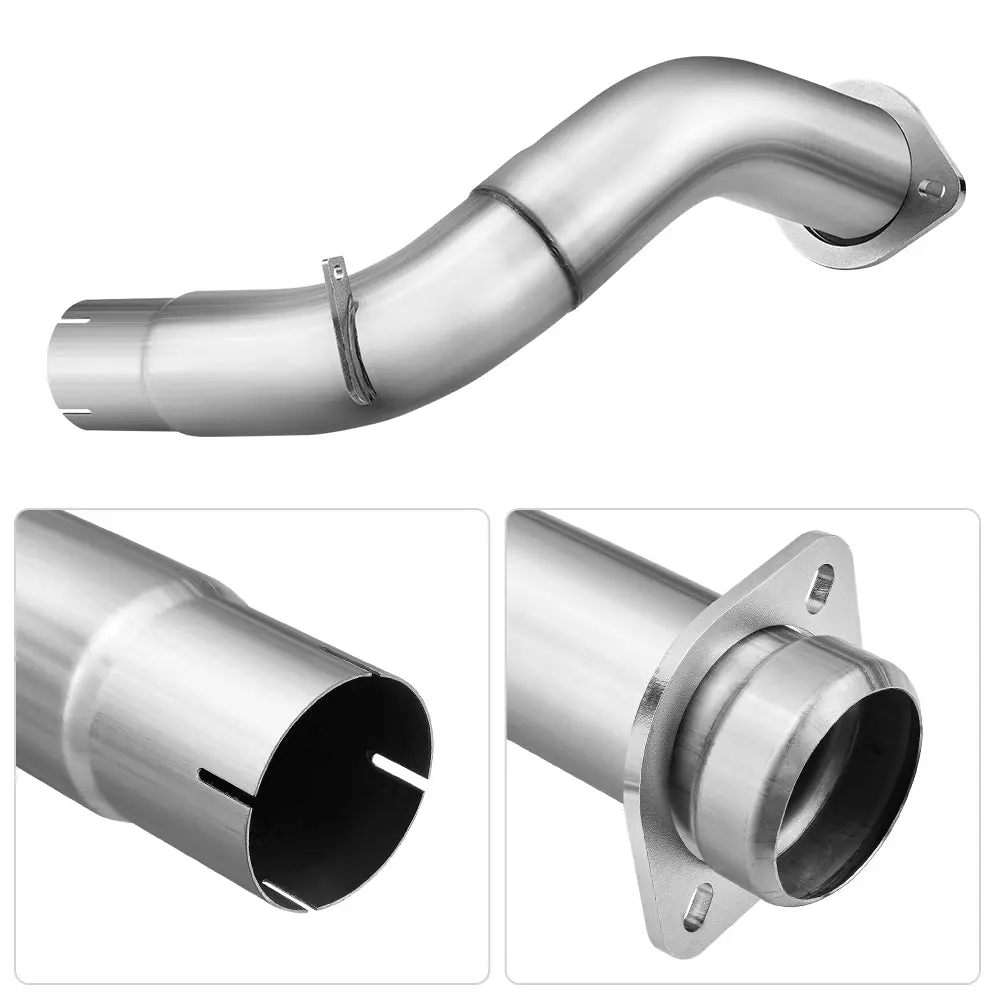 4‘’ Turbo Downpipe Exhaust For 2015-2019 Ford 6.7L Powerstroke F250 F350 F450 F550 | SPELAB - Image 5