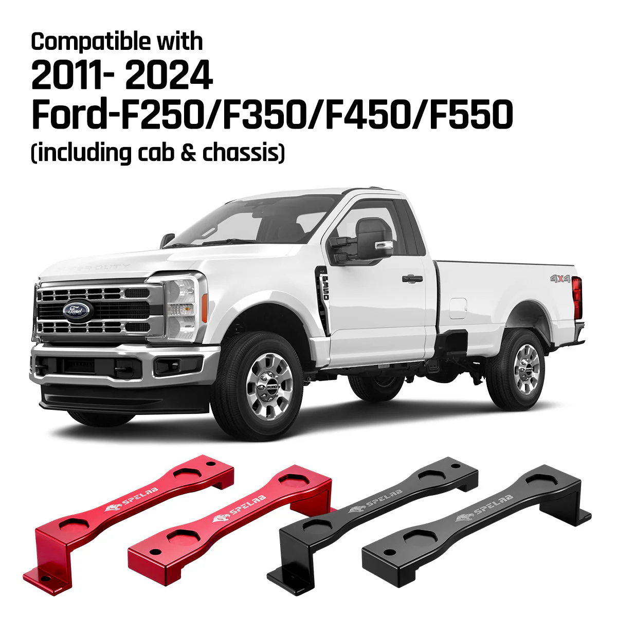 Battery Hold Down for 2011-2022 Ford F250 F350 F450 F550 6.7L Powerstroke | SPELAB - Image 5