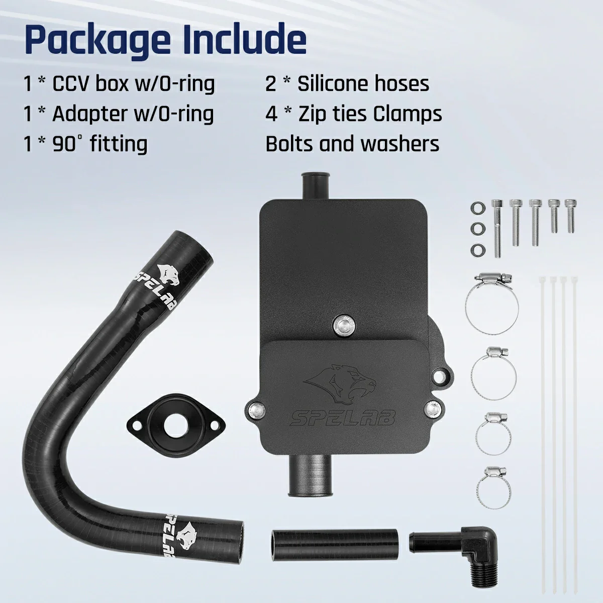 CCV Recirculating Kit for 2011+ Ford 6.7L Powerstroke F250 F350 F450 | SPELAB - Image 8