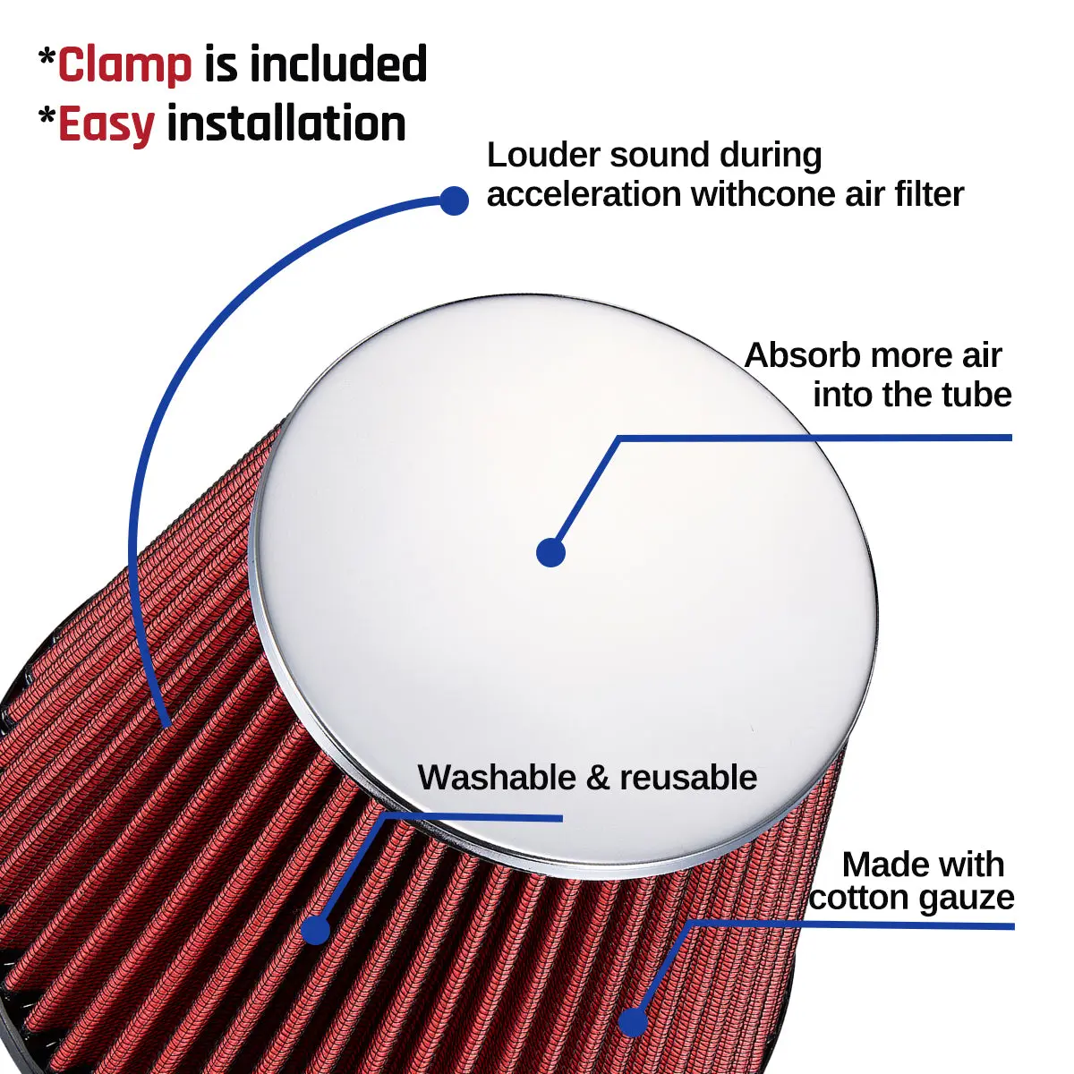 Cold Air Intake Kit For 2017-2019 6.7L Powerstroke Diesel F250 F350 F450 F550 | SPELAB - Image 5