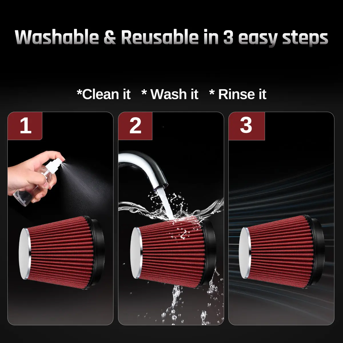 Cold Air Intake Kit For 2017-2019 6.7L Powerstroke Diesel F250 F350 F450 F550 | SPELAB - Image 6