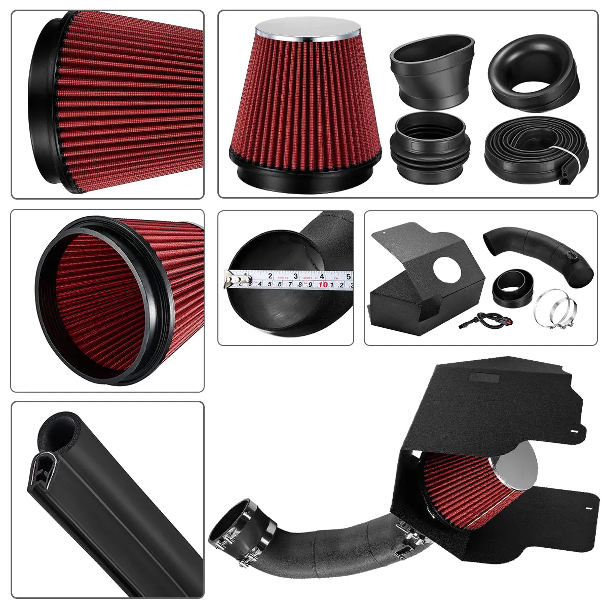 Cold Air Intake Kit For 2017-2019 6.7L Powerstroke Diesel F250 F350 F450 F550 | SPELAB - Image 7