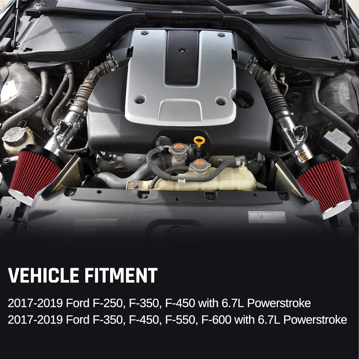 Cold Air Intake Kit For 2017-2019 6.7L Powerstroke Diesel F250 F350 F450 F550 | SPELAB - Image 8