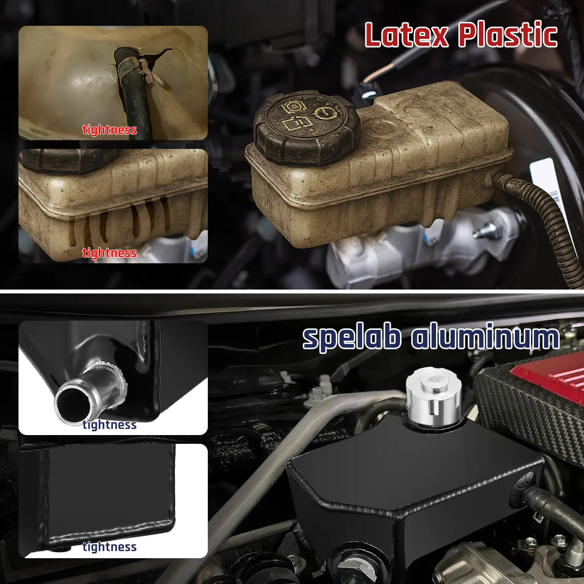 Coolant Reservoir for 2003-2007 Ford 6.0L Powerstroke Coolant Overflow Tank | SPELAB - Image 3