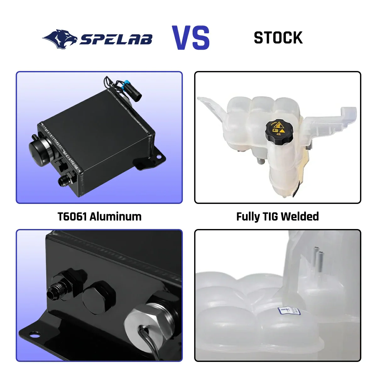 Coolant Reservoir for 2013-2018 Dodge Ram 6.7L Diesel Coolant Overflow Tank | SPELAB - Image 3