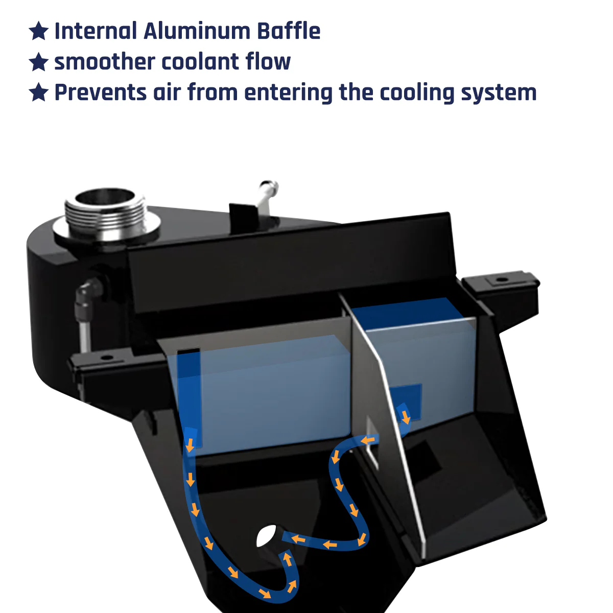 Coolant Reservoir for 2013-2018 Dodge Ram 6.7L Diesel Coolant Overflow Tank | SPELAB - Image 6