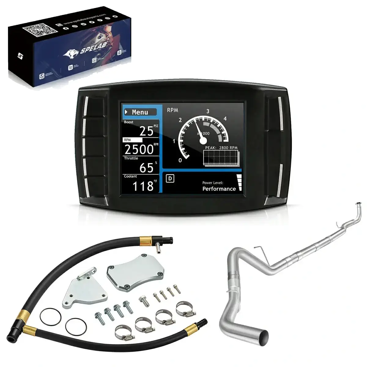 Diesel Tuner EGR/DPF/DEF Delete 2011-2016 LML 6.6L Duramax All-in-One Kit | SPELAB - Image 25