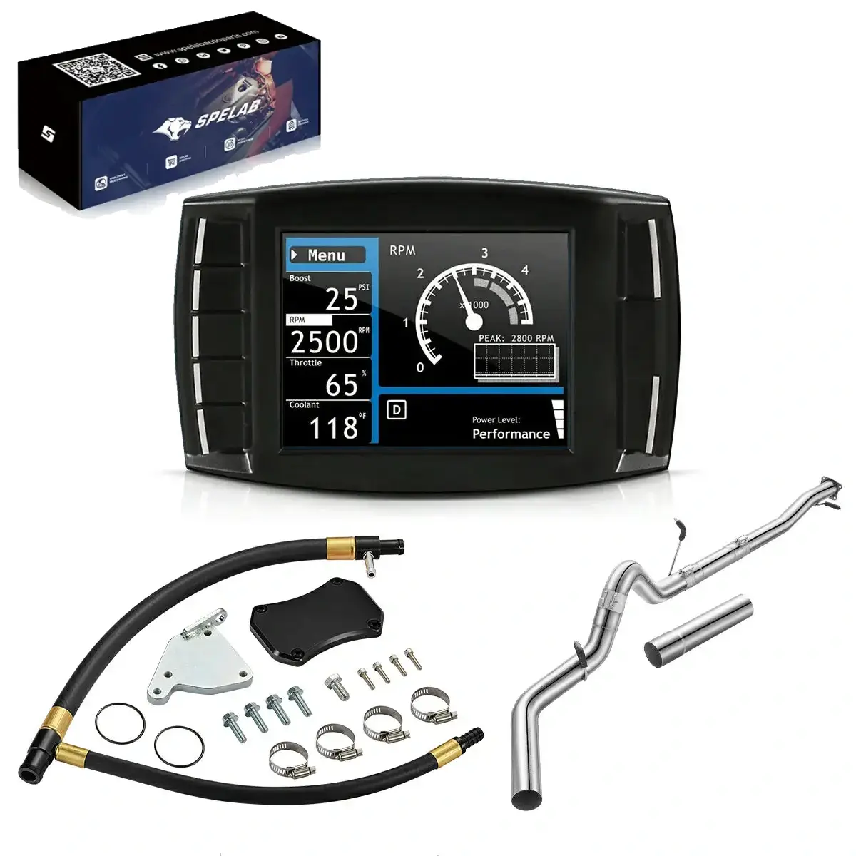 Diesel Tuner EGR/DPF/DEF Delete 2011-2016 LML 6.6L Duramax All-in-One Kit | SPELAB - Image 4