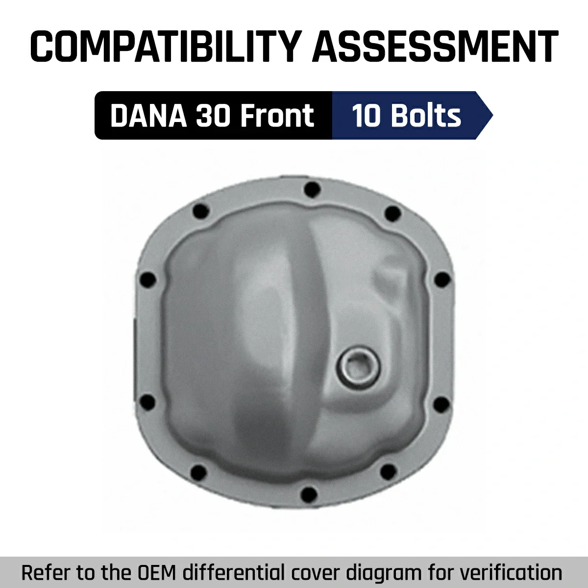 Differential Cover For DANA 30 10 Bolts Front Axle| SPELAB - Image 3