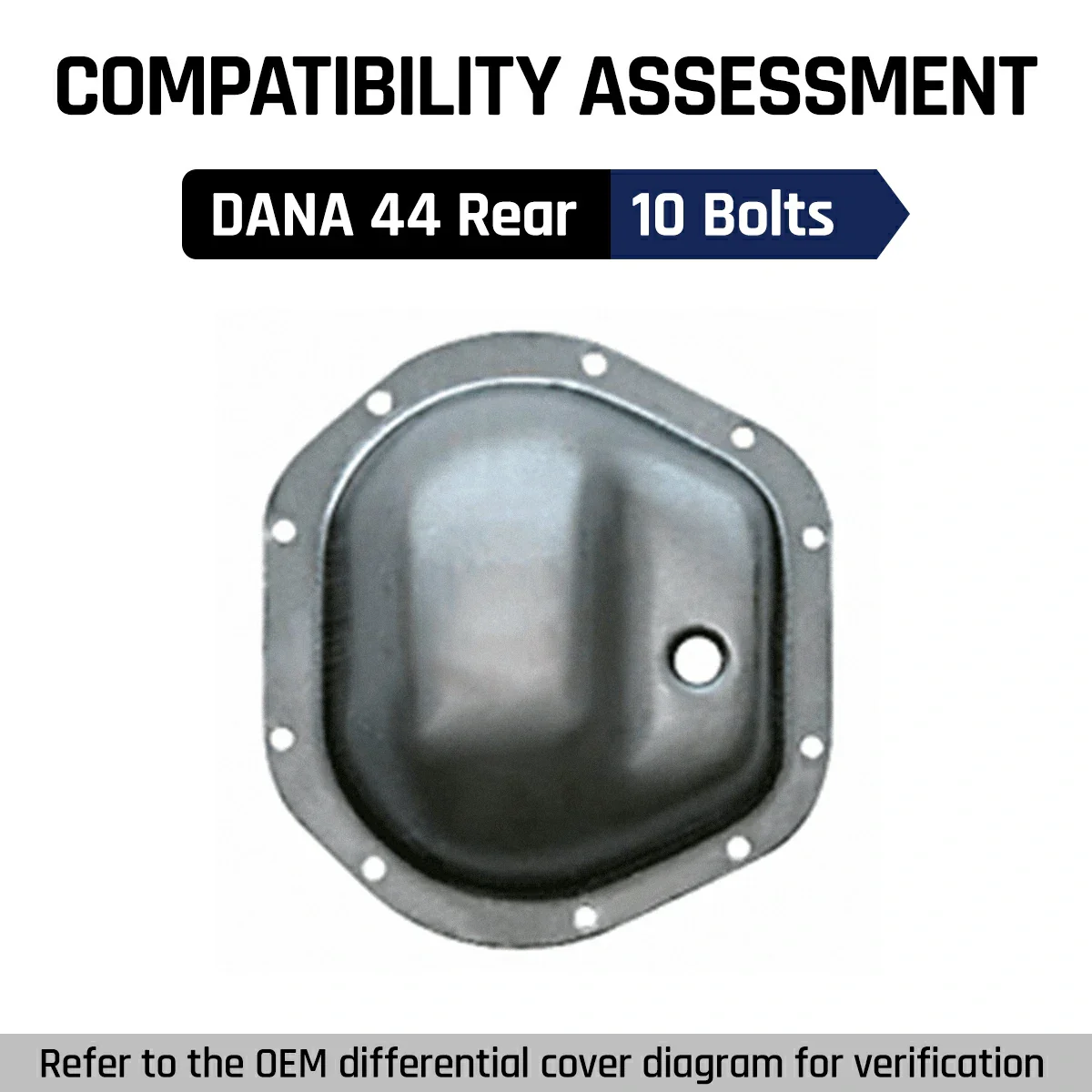 Differential Cover For DANA 44 10 Bolts Rear Axle| SPELAB - Image 3