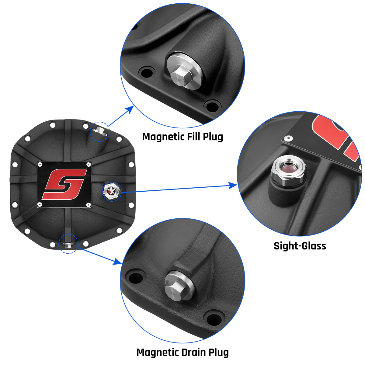Differential Cover For Dana 44 AdvanTEK M220 12 Bolts Rear Axle | SPELAB - Image 5