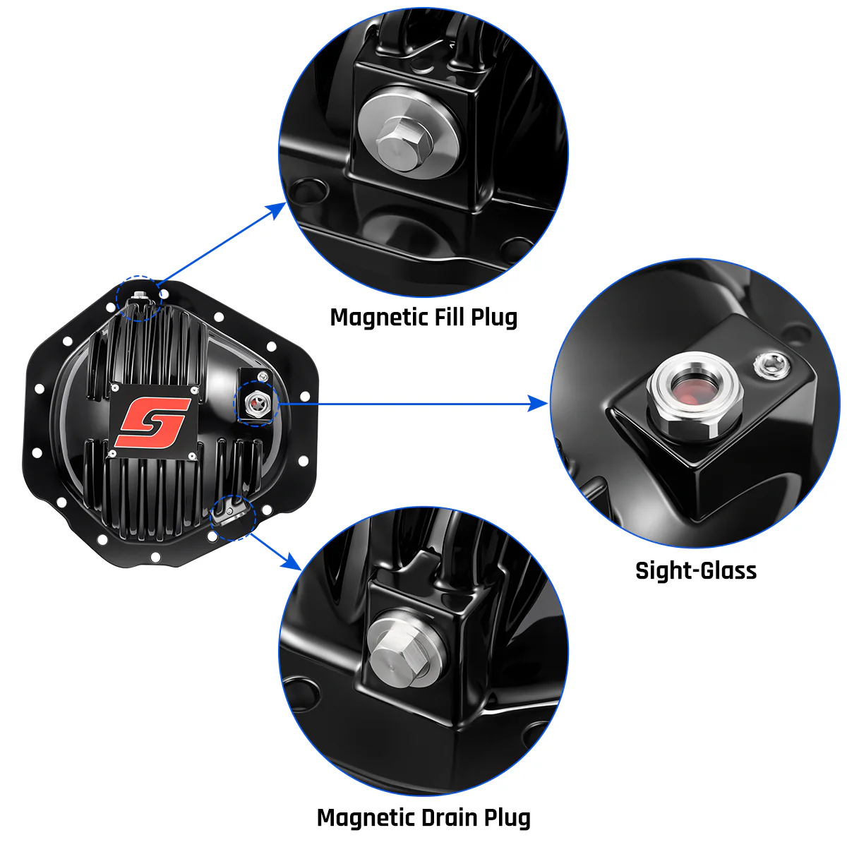 Differential Cover For GM 10.5″ 14 Bolts Rear Axle | SPELAB - Image 4