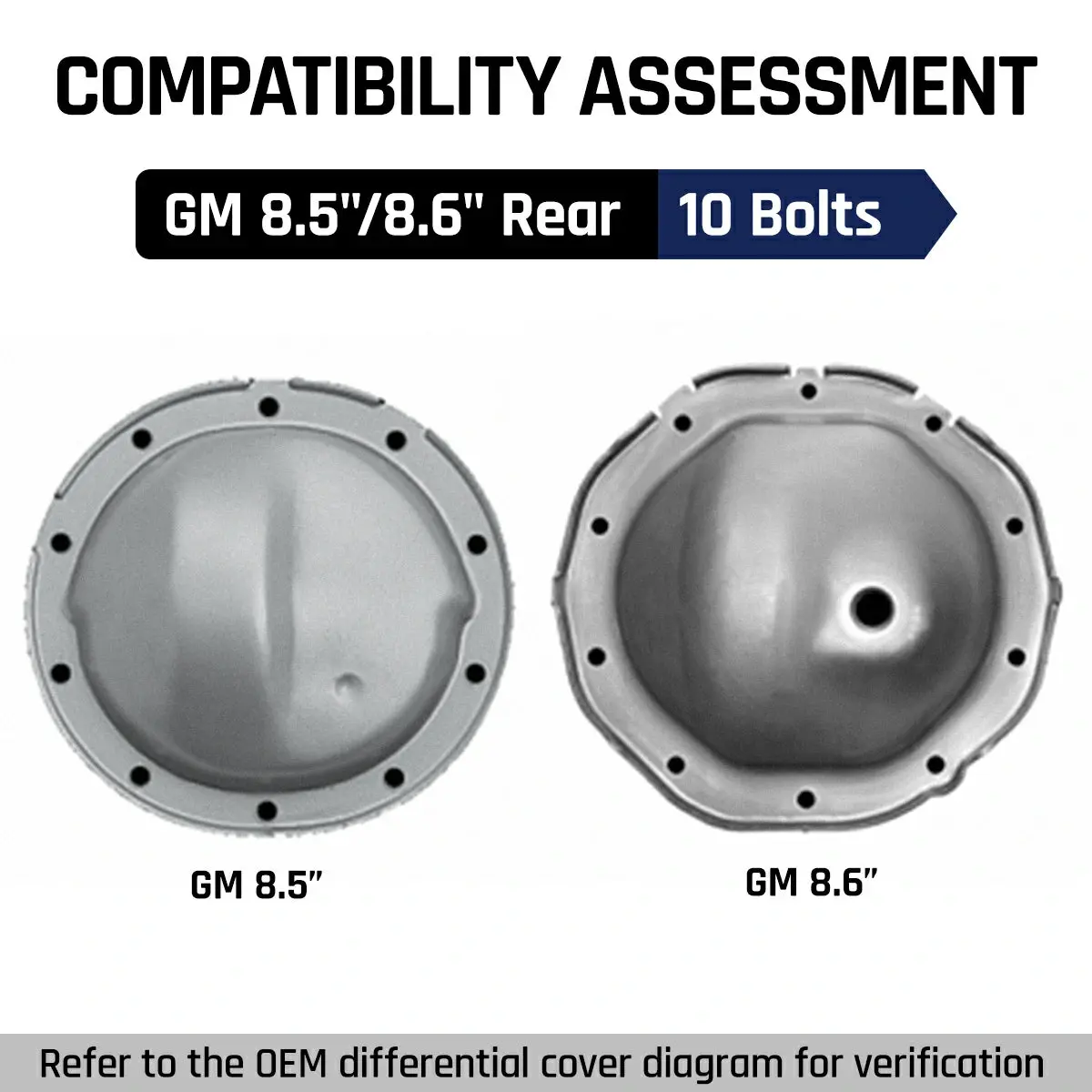 Differential Cover GM 8.5″/8.6″ 10 Bolts Rear Axle | SPELAB - Image 3
