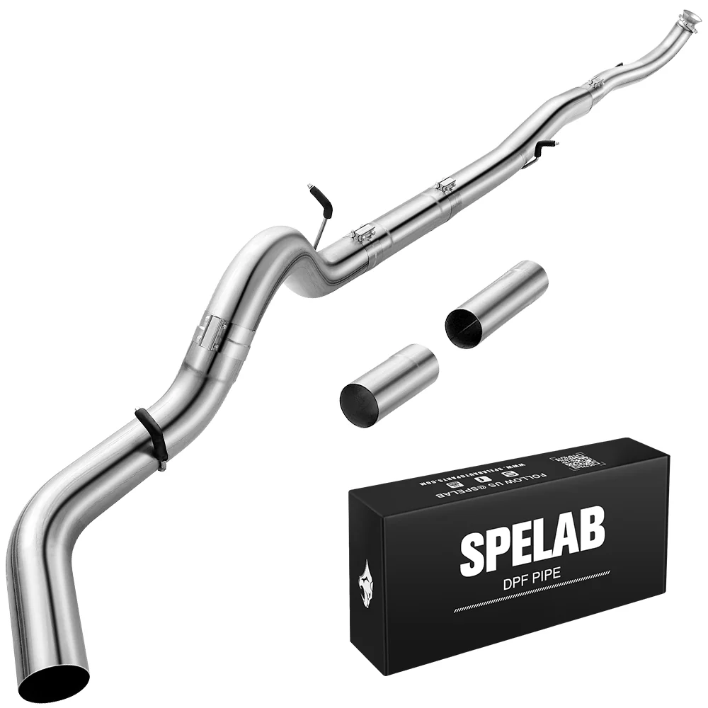 4"/5" Downpipe-Back 2017-2025 L5P 6.6 Duramax DPF Delete Race Pipe | SPELAB - Image 10