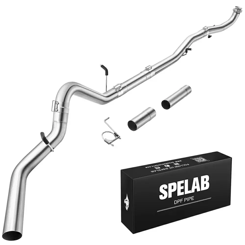 4"/5" Downpipe-Back 2017-2025 L5P 6.6 Duramax DPF Delete Race Pipe | SPELAB - Image 8