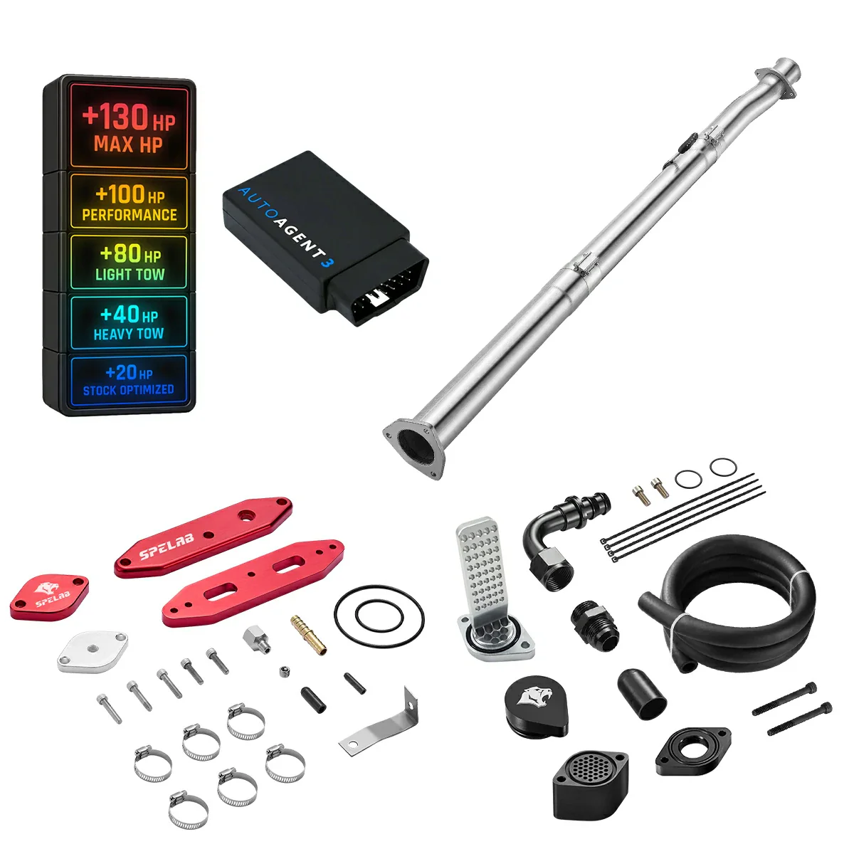 DPF/DEF/EGR/CCV Delete for 2020-2024 Ford 6.7L Powerstroke F250 F350 F450 All-in-One Kit - Image 10