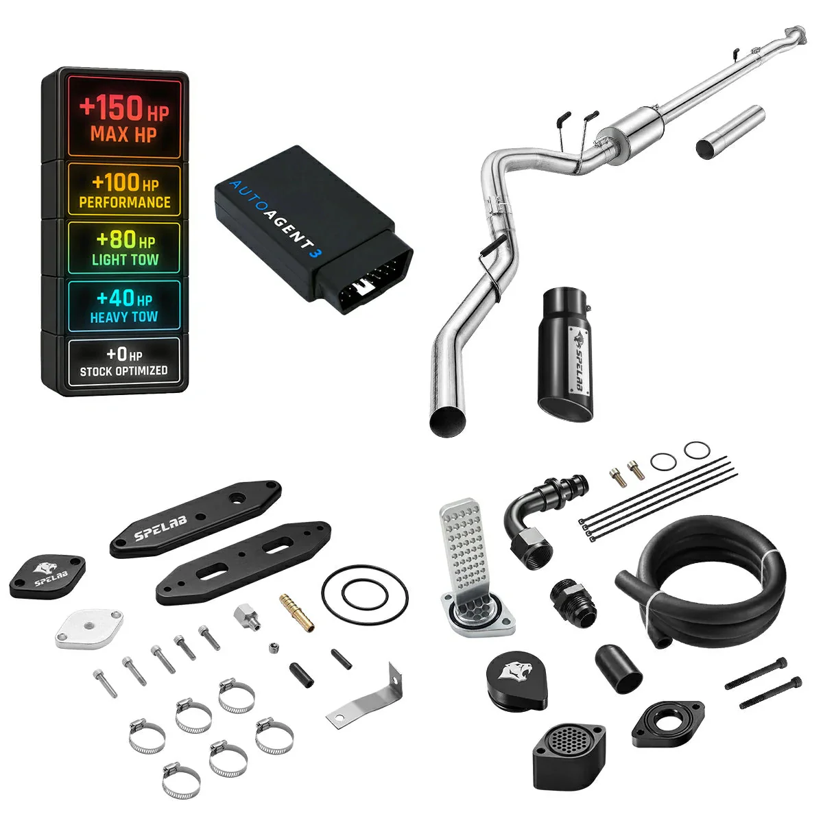 DPF/DEF/EGR/CCV Delete for 2020-2024 Ford 6.7L Powerstroke F250 F350 F450 All-in-One Kit - Image 3