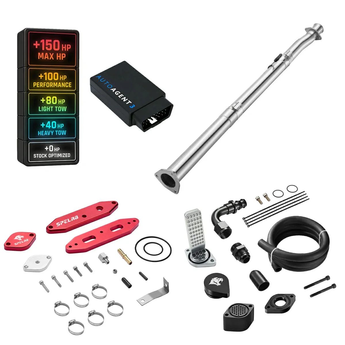 DPF/DEF/EGR/CCV Delete for 2020-2024 Ford 6.7L Powerstroke F250 F350 F450 All-in-One Kit - Image 4