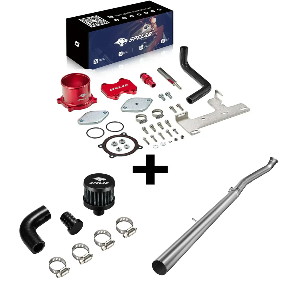 EGR Delete Kit For 2010-2014 Dodge Ram 6.7L Diesel Throttle Valve Cooler | SPELAB - Image 18