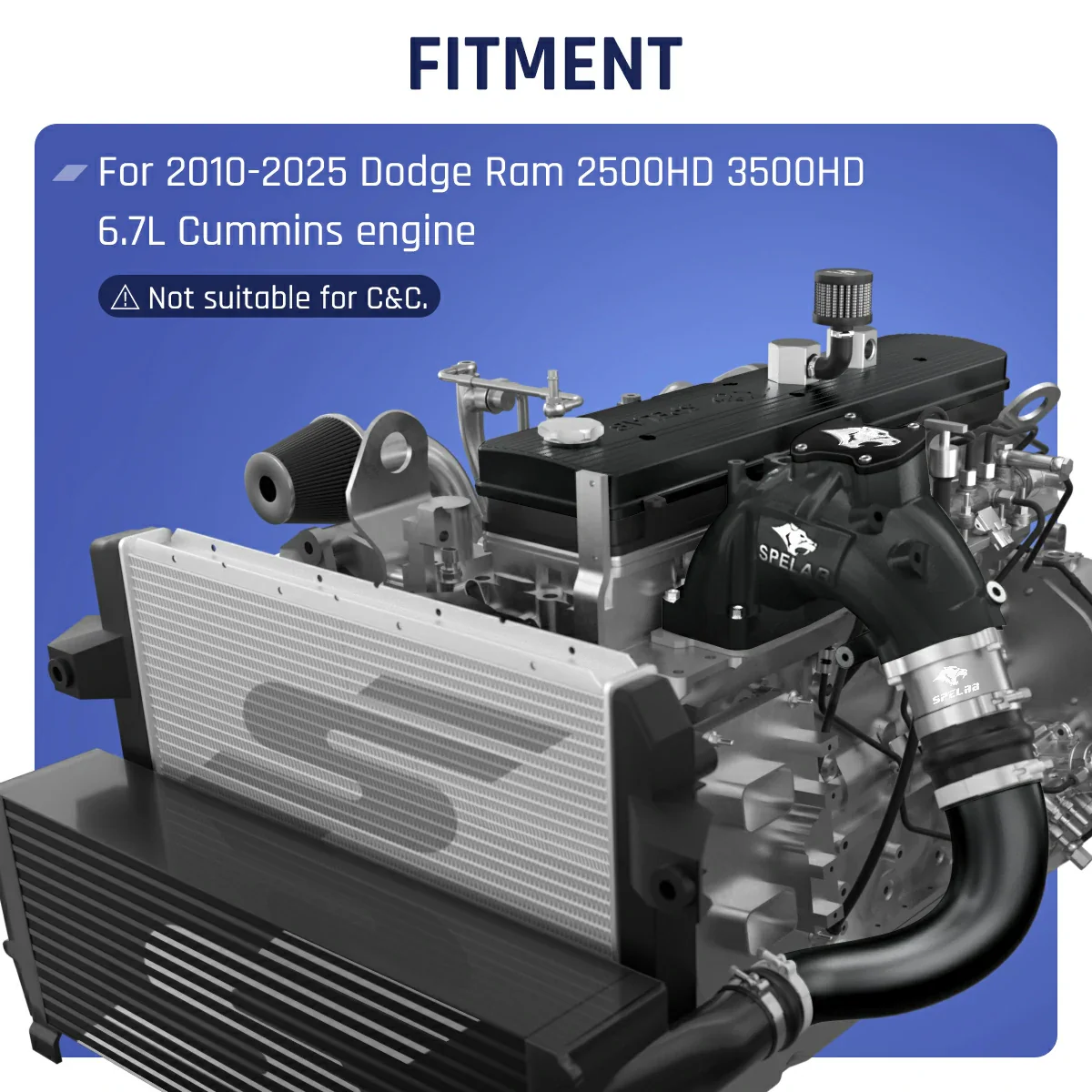 SPELAB EGR Delete Kit For 2010-2025 Dodge Ram 2500 3500 6.7L Diesel - Image 5