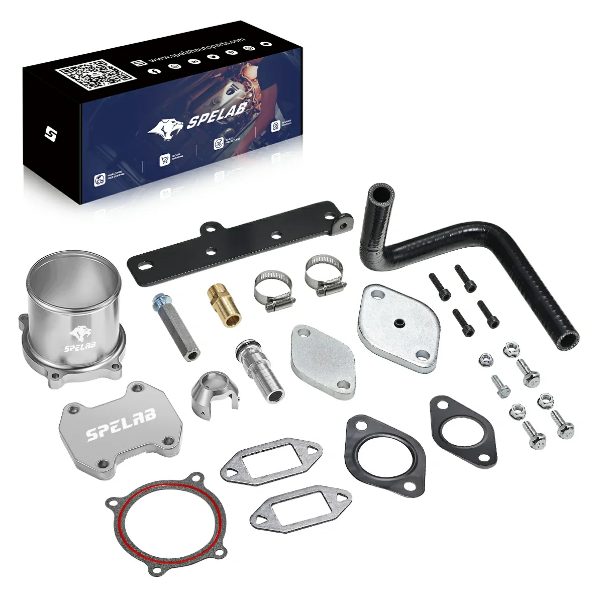 SPELAB for 13-18 Dodge Ram 6.7L Diesel EGR Plate Cooler & Throttle Valve Delete Kit - Image 3