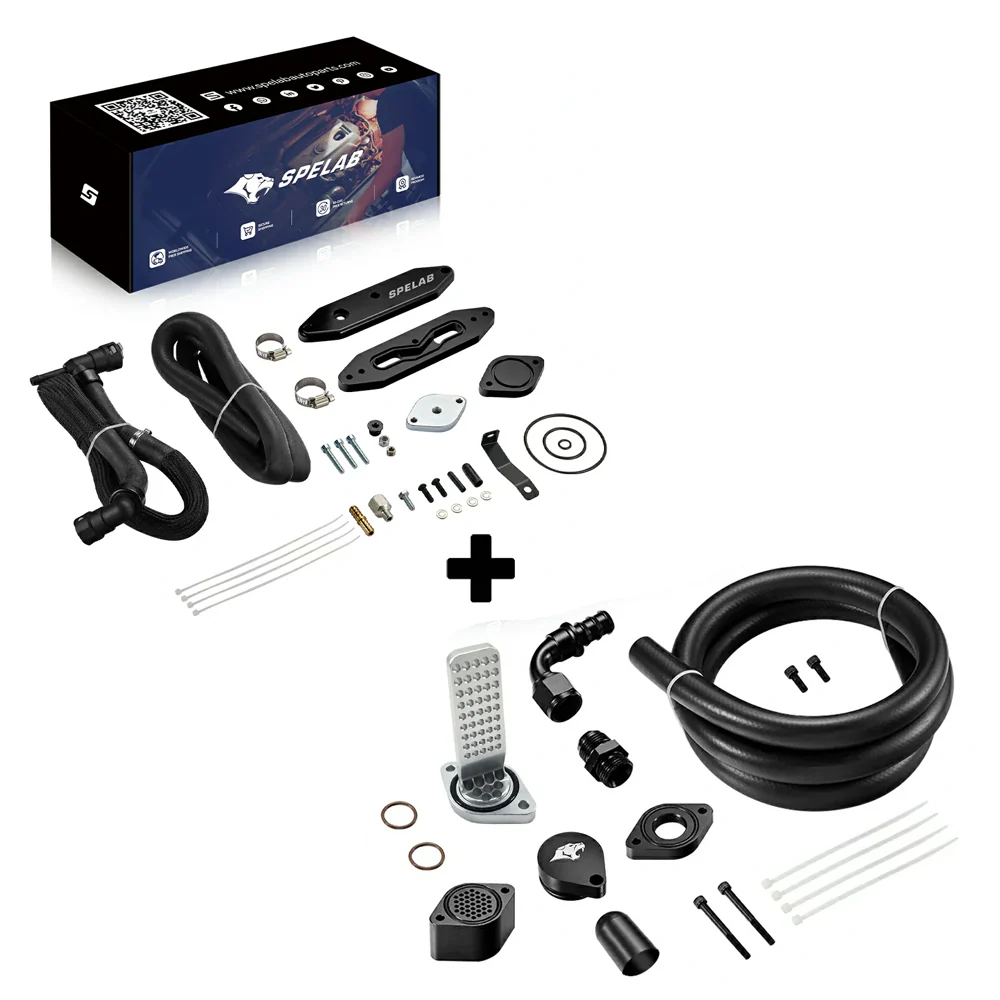 EGR Delete Kit For 2015-2016 6.7L Powerstroke Diesel Ford F250 F350 F450 F550 w/Coolant Bypass | SPELAB - Image 14