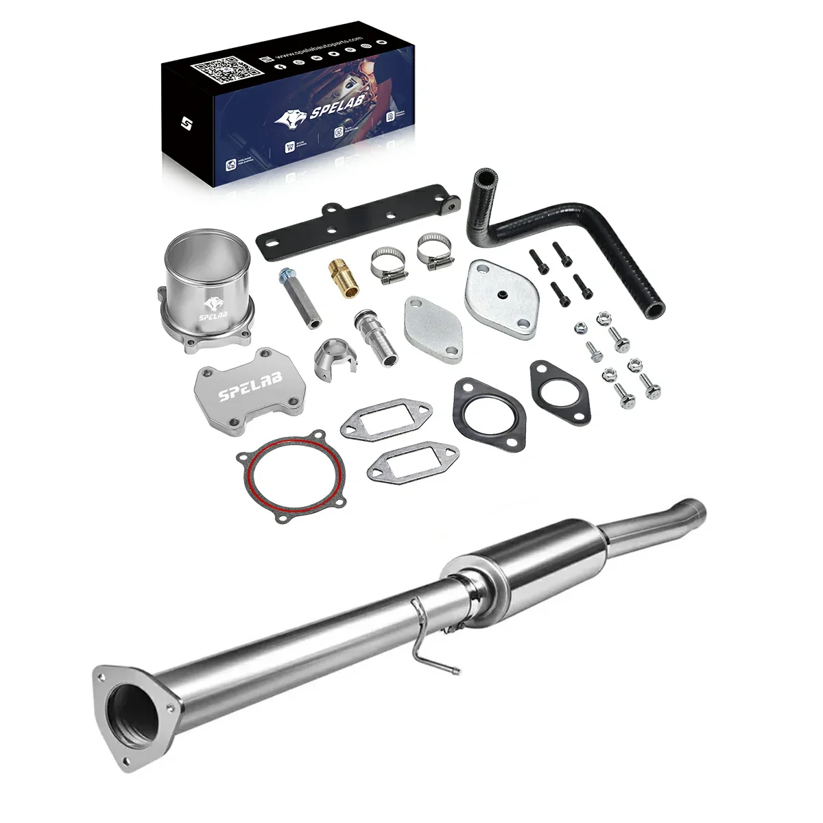 SPELAB for 13-18 Dodge Ram 6.7L Diesel EGR Plate Cooler & Throttle Valve Delete Kit - Image 15