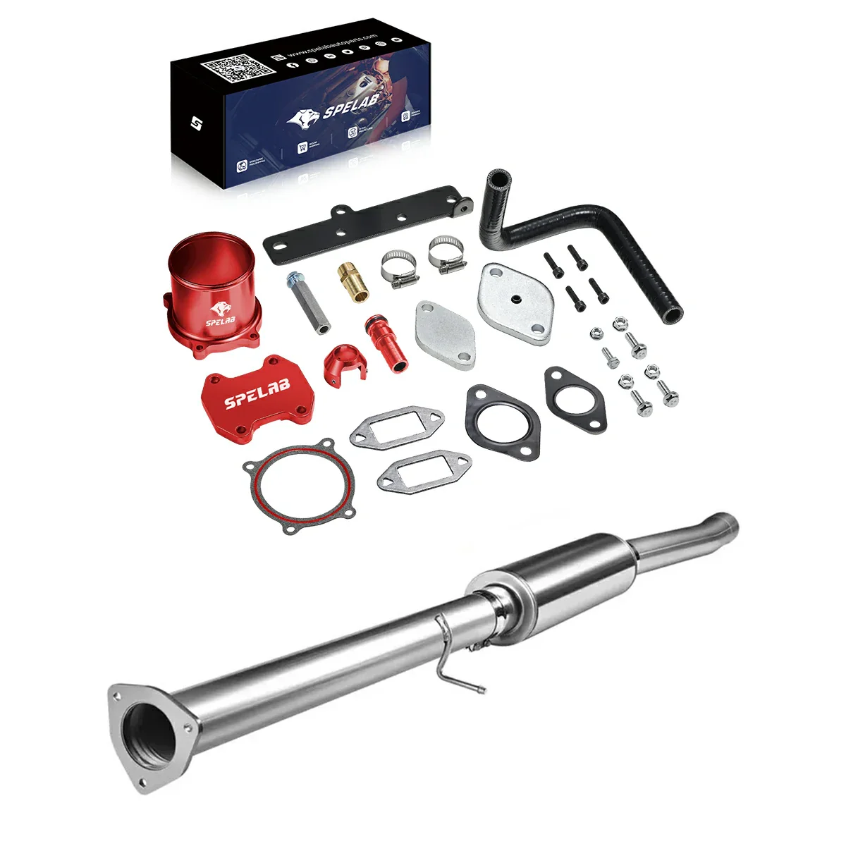 SPELAB for 13-18 Dodge Ram 6.7L Diesel EGR Plate Cooler & Throttle Valve Delete Kit - Image 14