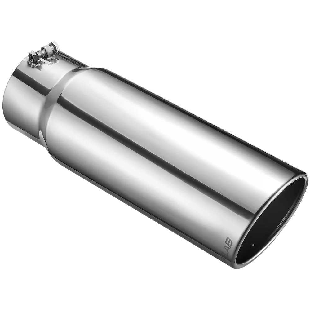 Exhaust Tip 4" In, 5"/6"/7" Out, 12"/18" Length T304 | SPELAB - Image 10
