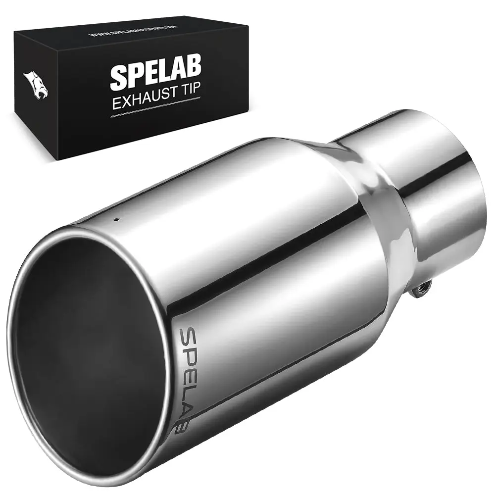 Exhaust Tip 4''/ 5'' In, 6''/7''/8'' Out, 18'' Length T304 | SPELAB - Image 4