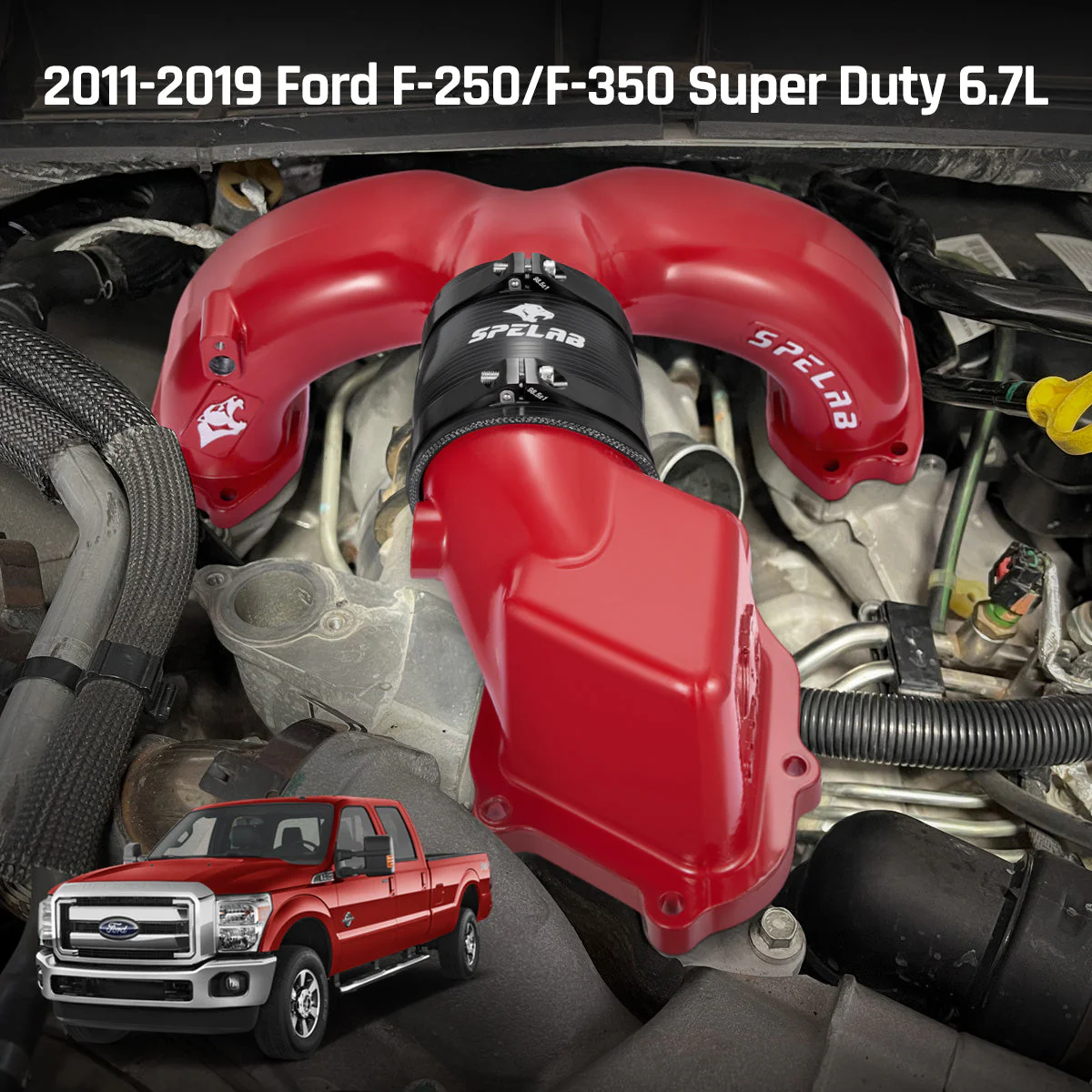 Intake Manifold for 2011–2019 Ford F250 F350 6.7L Powerstroke | SPELAB - Image 5