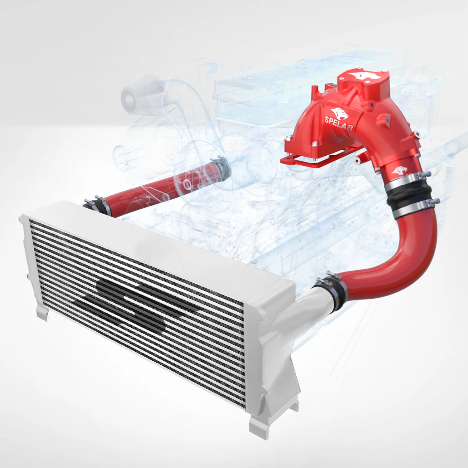 Intake System Kit for 2007-2018 Dodge Ram 2500/3500 6.7L Diesel | SPELAB - Image 3