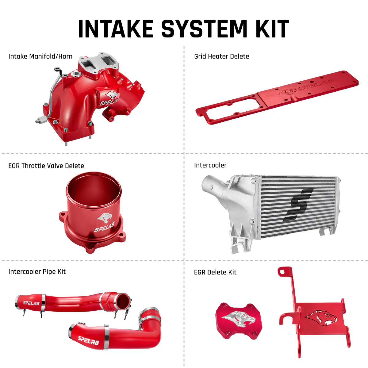 Intake System Kit for 2007-2018 Dodge Ram 2500/3500 6.7L Diesel | SPELAB - Image 4