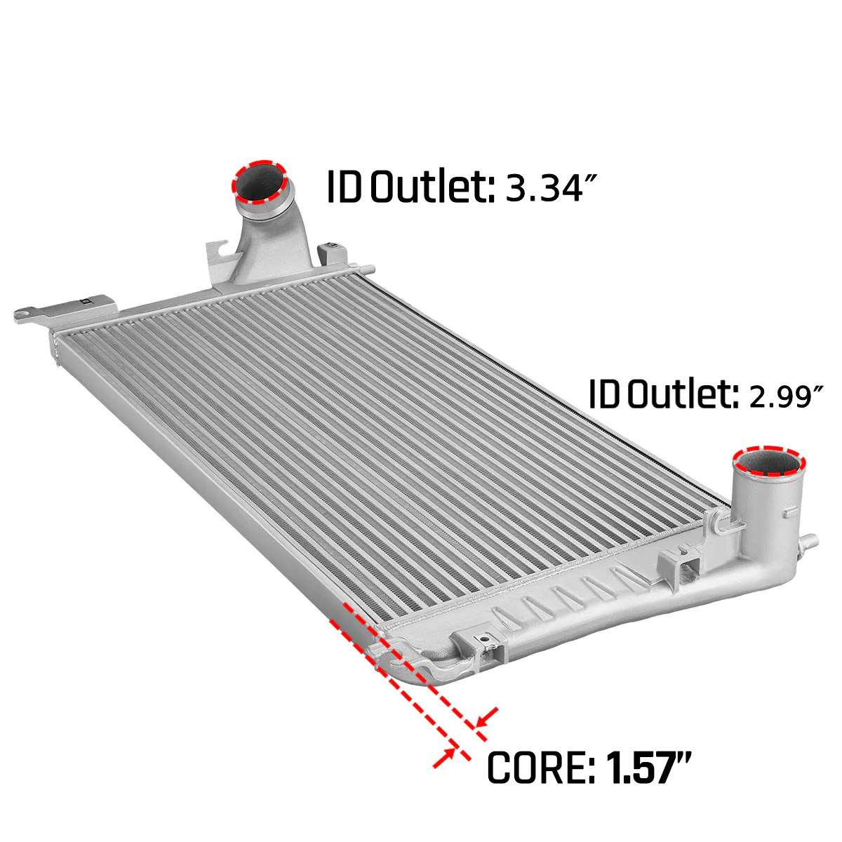 Intercooler Bar and Plate - 2006-2010 6.6L Duramax LMM LBZ Chevrolet/GMC Sierra 2500HD 3500HD | SPELAB - Image 13